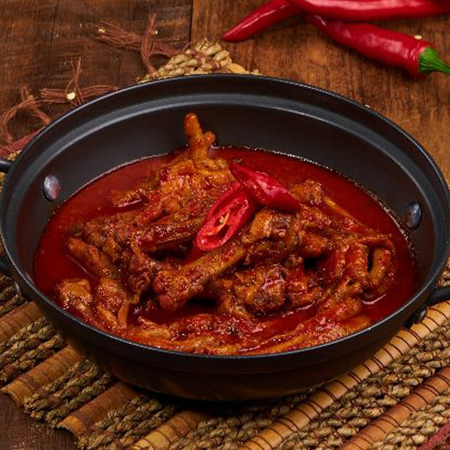 깡닭발 매운 통뼈닭발 x 400g 국물닭발 혼술 캠핑 안주, 1개