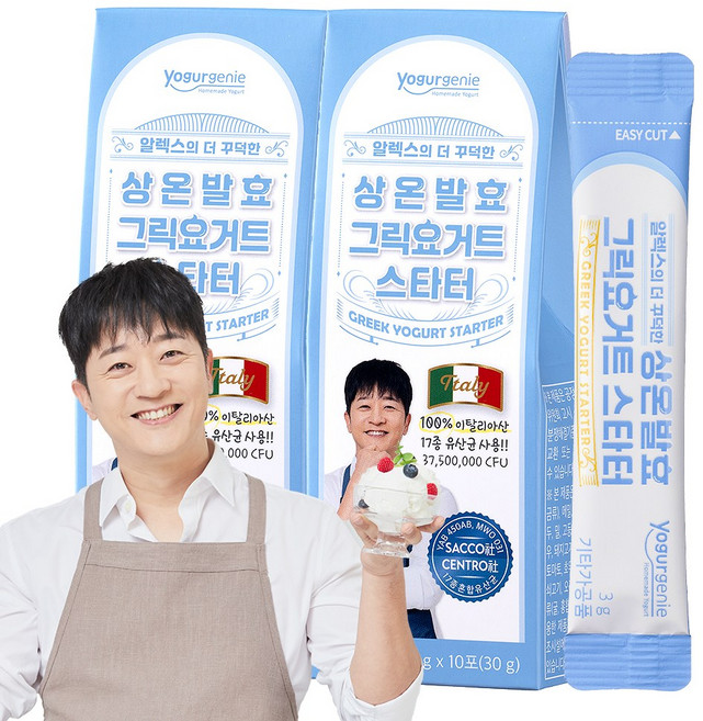 메이준뉴트리 알렉스 상온발효 그릭요거트 스타터, 30g, 2개