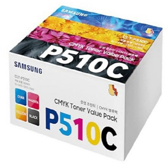 SL C510W 삼성 정품토너 검정 1500매+칼라 1000매 토너 호환 잉크젯 카트리지 충전 프린터 잉크 완제품 복