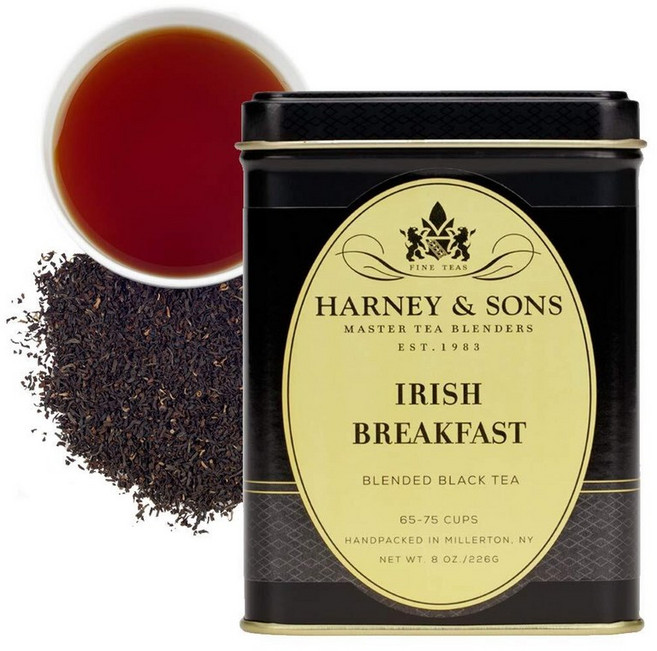 Harney & Sons 얼 그레이 226.8g 8온스 루즈 리프 티 잎차 262712, irish blends
