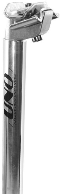 우노 칼로이 SP-242 자전거 시트포스트 안장봉 (실버), 1개, 27.2