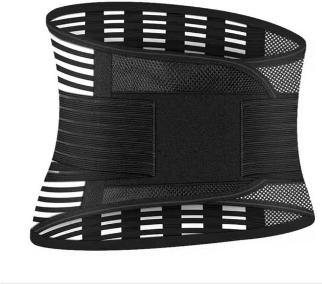 [RCM] 고탄력 메쉬 이중 허리보호대 - 허리보호용 벨트, 1개