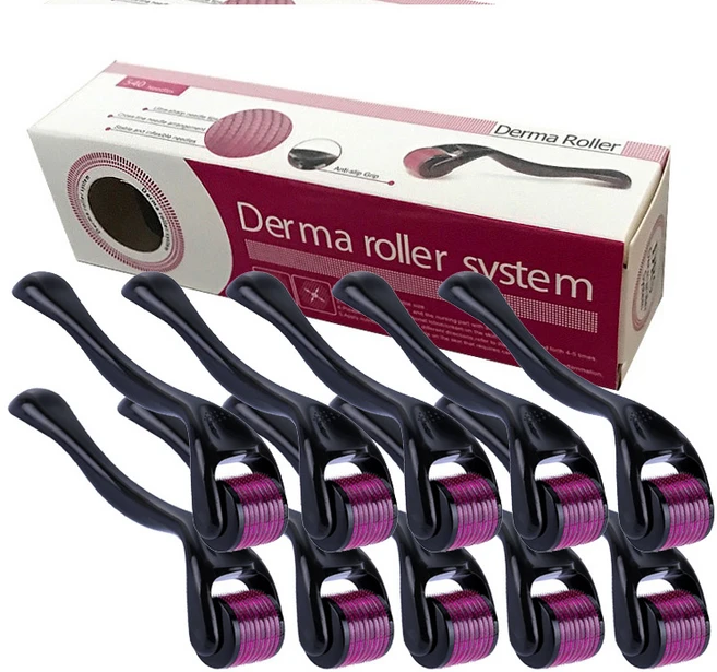 mts 더마 롤러 마이크로 니들 페이스롤러, 10개, 0.5mm - 쿠팡