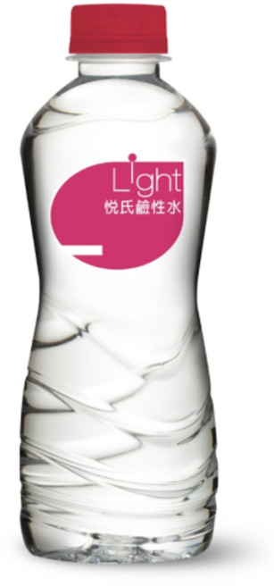 悅氏 Light鹼性水便利瓶, 24個, 350ml