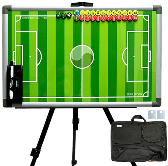 이룸스포츠 축구작전판 세트, 국대축구작전판풀세트(삼각대포함), 1개
