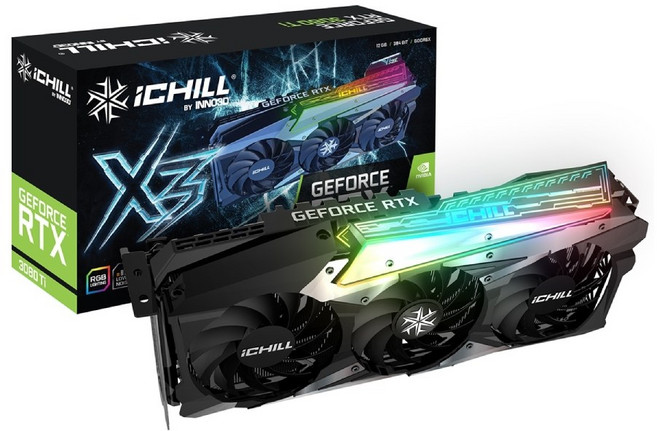 [중고]INNO3D 지포스 RTX 3080 Ti D6X 12GB ICHILL X3
