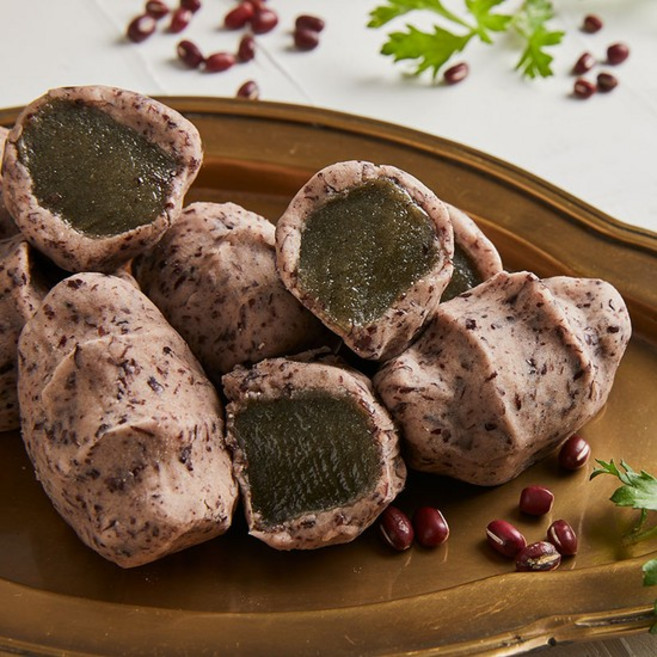 [마음이가] 함흥 이북식 팥 인절미(40gX16개) 외 떡 골라담기, 11_호박 영양떡 300g(파우치)