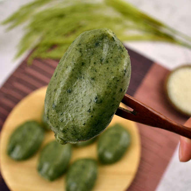 굳지않는 왕모시송편 1kg, 1개