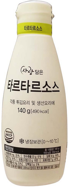 사랑과정성 사랑담은 타르타르 소스 140g 이강산닷컴, 5개