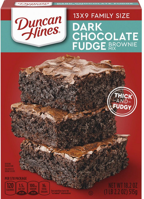 던컨하인즈 브라우니 믹스 다크 초콜릿 퍼지, 1개, 515g