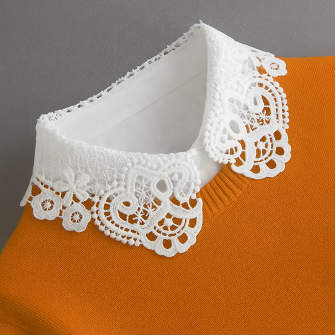 튼튼디포 여성 페이크카라 레이어드 넥케이프