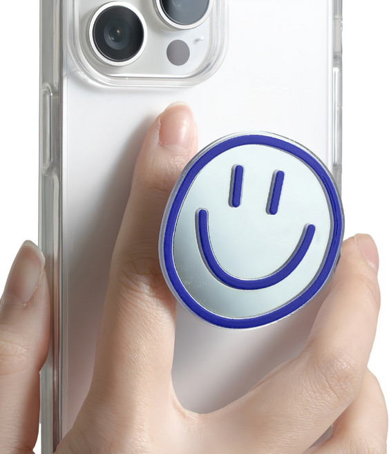 누아트 미러 그립 스마트톡, 스마일네이비, 1개