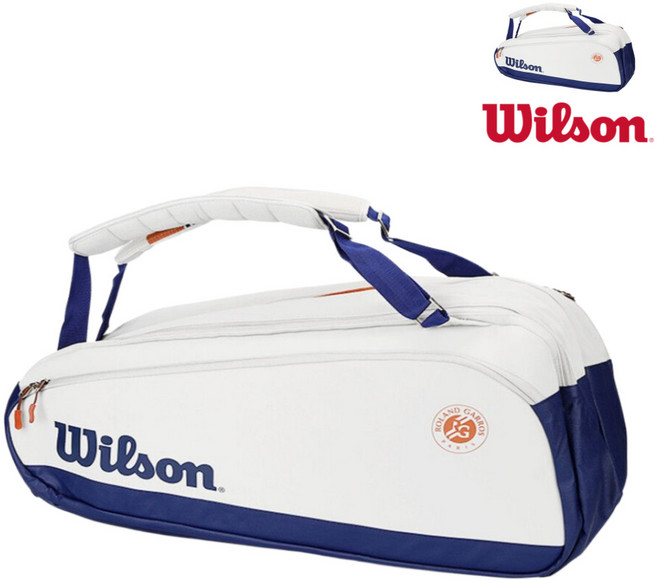 윌슨 WILSON 롤랑가로스 프랑스 투어백 테니스 라켓 가방 숄더백, 1개