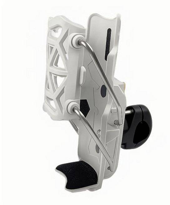 바이크 오토바이컵홀더 거치대 조절식 핸들바 컵 케이지 범용 자전거 오토바이 물병 홀더 M 로드 사이클링 ADV 모터바이크, [03] 하얀색