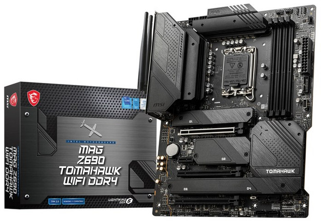 MSI MAG Z690 TOMAHAWK WIFI DDR4 메인보드 ATX [Intel Z690 칩셋 탑재] MB5606