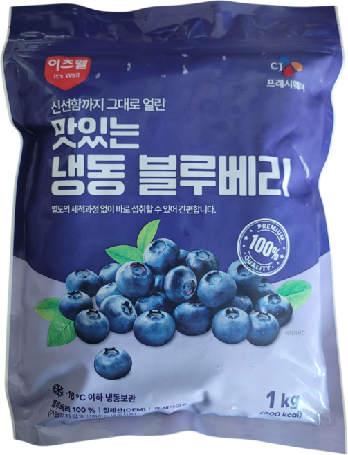 CJ프레시웨이 T_[CJ프레시웨이] 냉동 블루베리 1kg x 2개