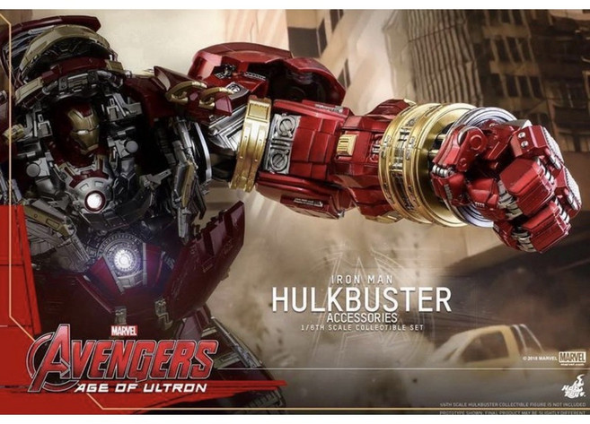 Hot Toys 復仇者聯盟2 奧創紀元 浩克破壞者 1/6 比例配件組, 1個