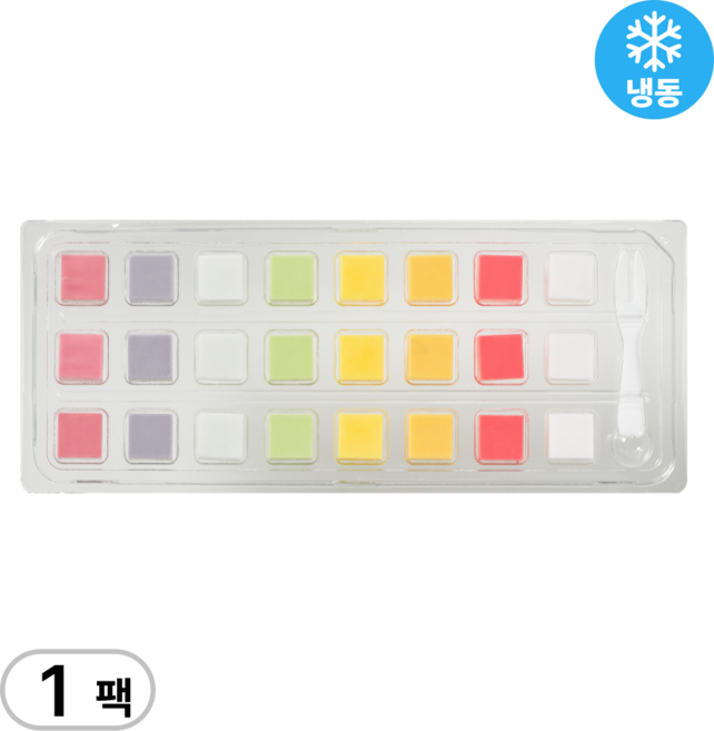 과일큐브치즈 8가지맛 24구간식 안주, 1개, 90g