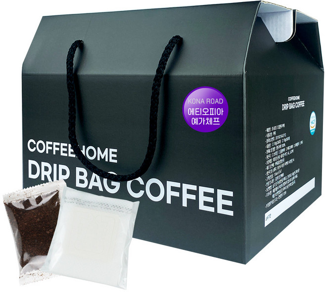 커피홈 코나로드 에티오피아 예가체프 드립백 드립커피 10gX 50개, 10g
