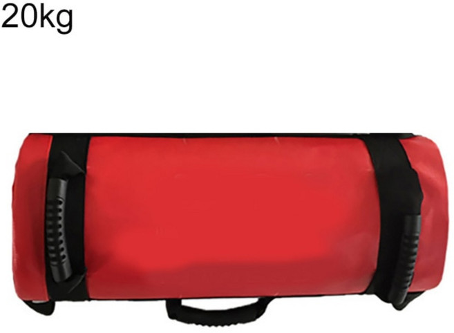 복싱장 스트레스해소법 채워진 무게 모래 파워 백 강도 피트니스 운동 크로스 피트 샌드백 체육관 샌드백 훈련 바디 빌딩, 빨강 20kg, 1개