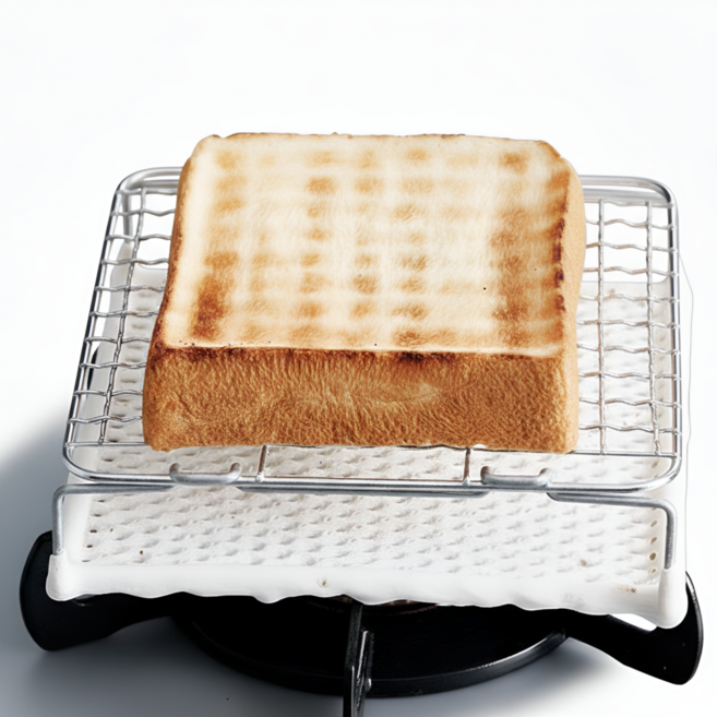 마요미 일본 카모메 세라믹 석쇠 그릴 토스트 빵 떡 치즈 구이 캠핑 석세, 1개, 22cm