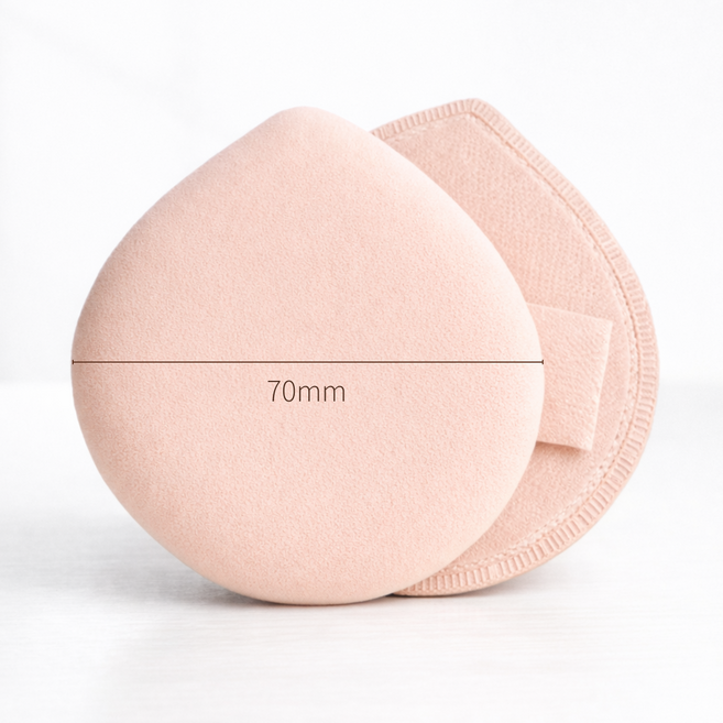 란클 메이크업 퍼프 대형 쿠션 3P, 피치