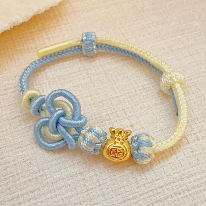 儒家珠寶 純金9999手繩 彌月滿月禮