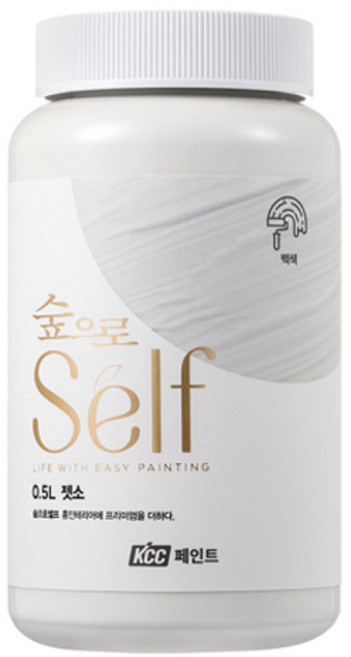KCC숲으로 셀프 젯소, 백색, 500ml, 1개