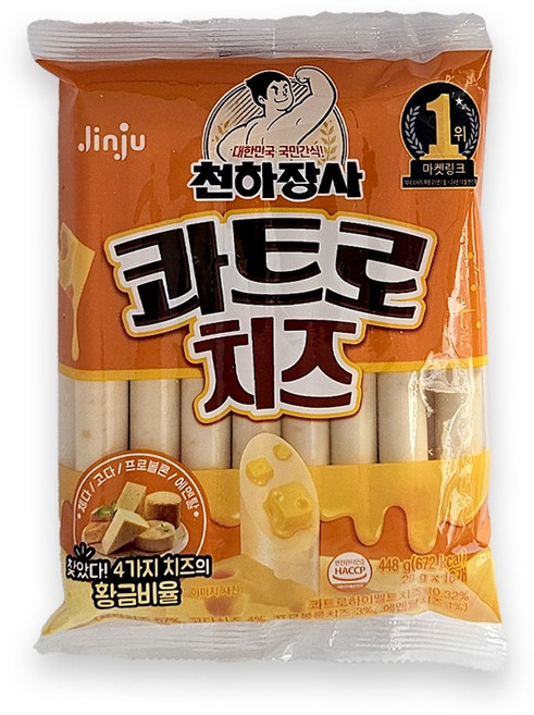 천하장사 콰트로치즈 소시지, 448g, 1개
