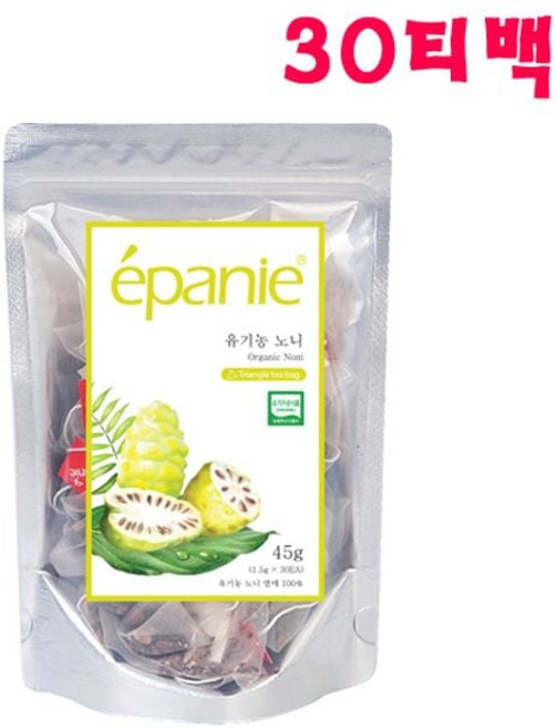 에빠니 유기농 노니 삼각망 티백, 1.5g, 30개입, 1개
