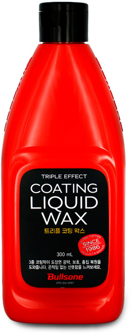 불스원 트리플 코팅 왁스 300ml 자동차 도장 광택왁스