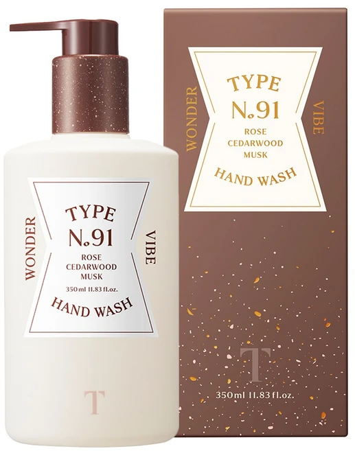 타입넘버 핸드워시, 91원더바이브, 350ml, 1개 - 쿠팡