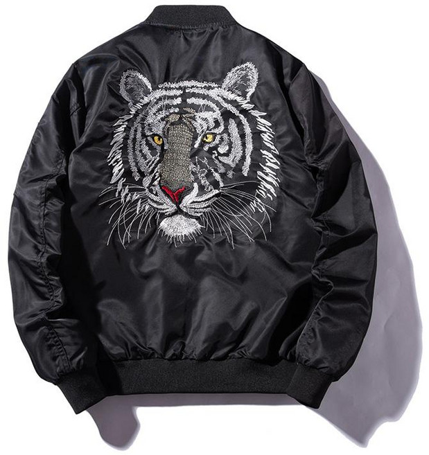 복고풍 빅사이즈 스카쟌 점퍼 항공점퍼 요코스카 자수 야구점퍼 아우터 바람막이 블루종 3XL 2XL