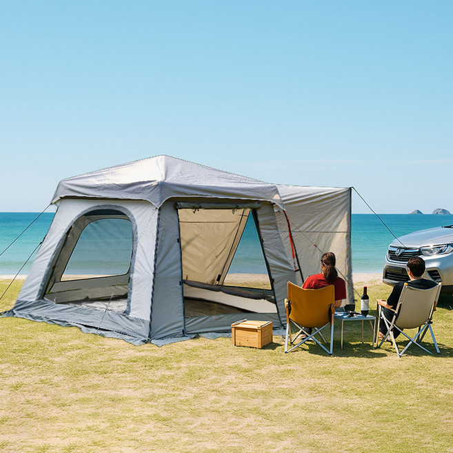 콜핑 차박텐트 도킹쉘터 카쉘터, 010, GRAY