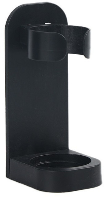 칫솔 거치대 전동칫솔 면도기 무타공 벽걸이, 4개, 블랙