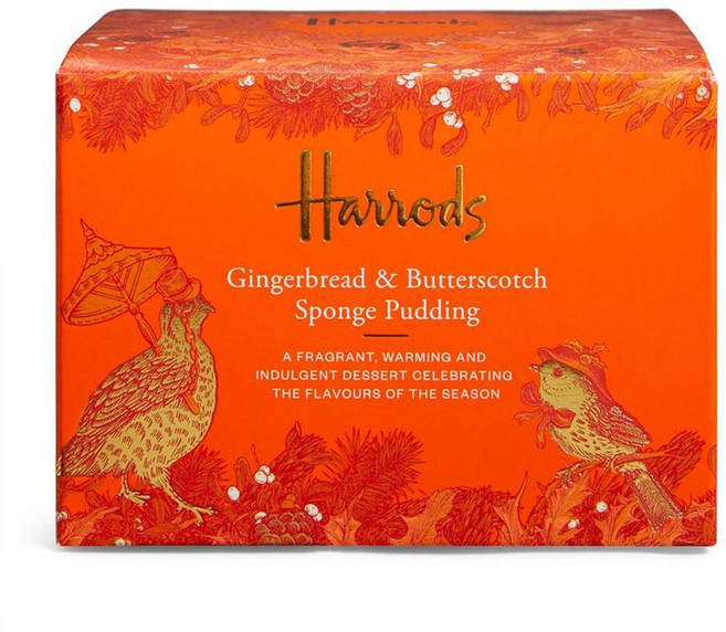 HARRODS 해로드 진저브레드 앤 버터스카치 스펀지 푸딩, 2개, 450g
