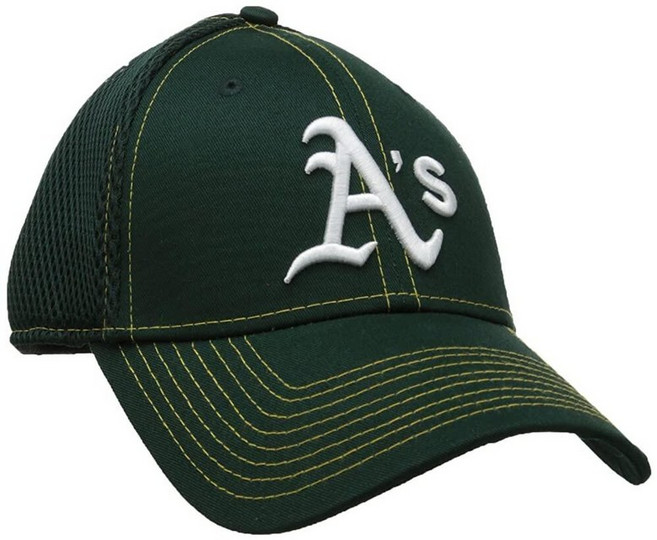 New Era 남성용 스탠다드 애슬레틱, 오클랜드 애슬레틱스, Large / X-Large, 1개