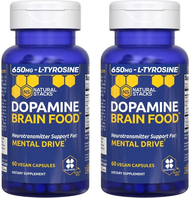 아세틸콜린 뇌 식품 - 아세틸 L-카르니틴 및 알파 GPC 보충제 인지 기능을 위한 신경전달물질 120 캡슐 생산 지원, Dopamine Brain food, 60 Count (Pack of 1), 60정, 1개 - 쿠팡