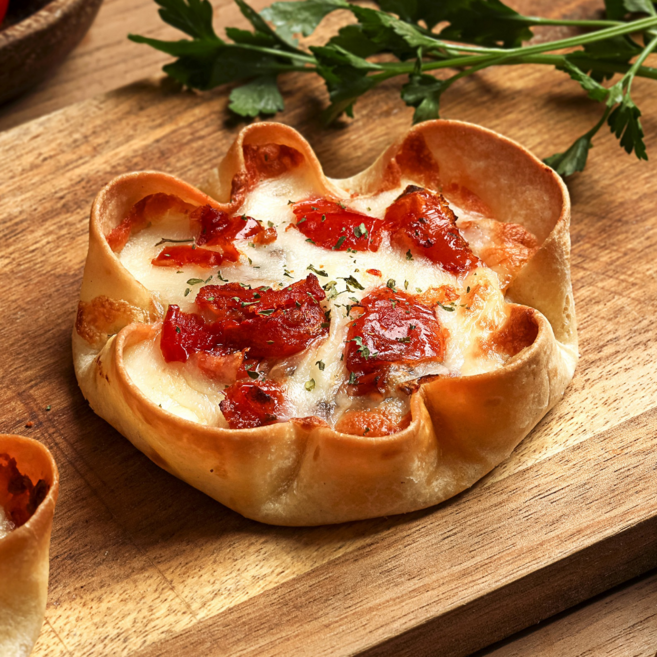 미니시카고피자 올리브유 토마토 냉동 한입피자 지지푸드 3시오븐, 62g, 8개