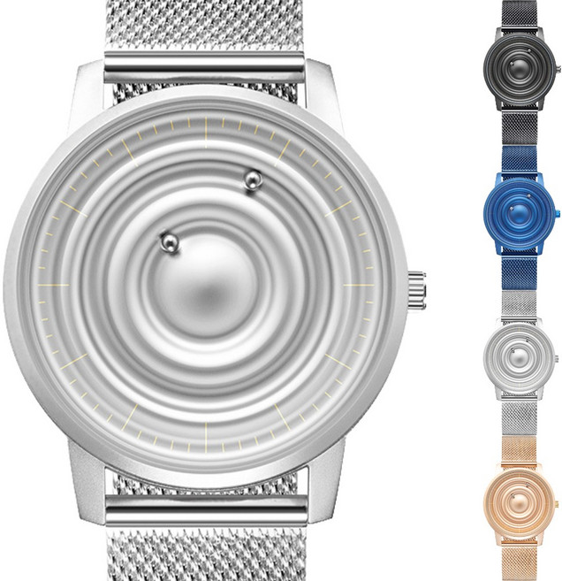 프라홈 마그네틱 무광 메탈 손목시계