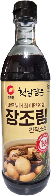 청정원 바로부어 끓이는 장조림간장, 1개, 800ml