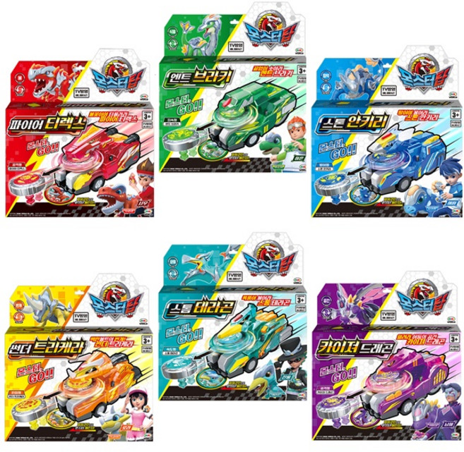 몬스터탑 파이어티렉스 엔트브라키 안키리 드래곤 테라곤, 썬더 트리케라, 1개