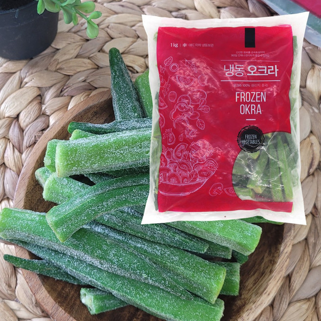 냉동 오크라, 1개, 1kg