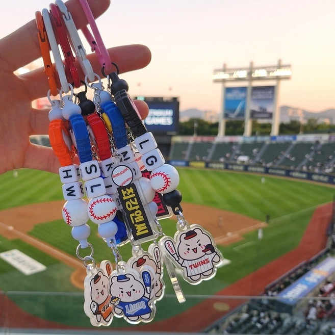 KBO 야구 키링 베이스볼 야구팀 굿즈 삼성 한화 기아 두산 엘지