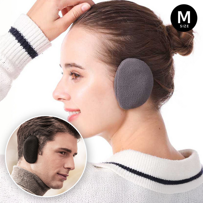 미즈코스 1+1 똑딱이 끈없는 귀마개 분리형 귀 도리 따뜻하 귀 덮개 골프 남녀 방한