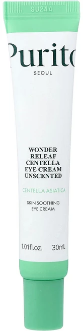 Purito 원더 리프 병풀 아이 크림 무향 30ml(1.01fl oz) Purito (퓨리토), 1, 30ml - 쿠팡