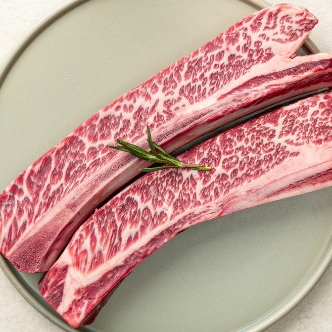 만나프라임 통 우대갈비 블랙앵거스 미국산 CAB 꽃갈비 비프립 스테이크 바베큐 캠핑용고기, 프리미엄 우대갈비 500~700g, 1개