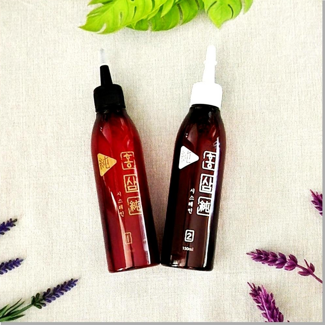 본코스메틱 홍삼 웨이브 파마약 1제+2제 셀프 파마세트 웰빙 어린이 펌약, 1개, 150ml