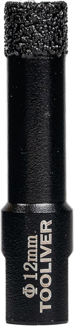 툴리고 융착 코어비트 12mm 다이아몬드 홀쏘 코아 비트 타공, 3개