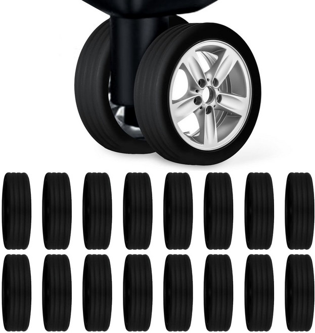 트리오즈 캐리어 바퀴 커버 32p 실리콘 바퀴보호 덮개